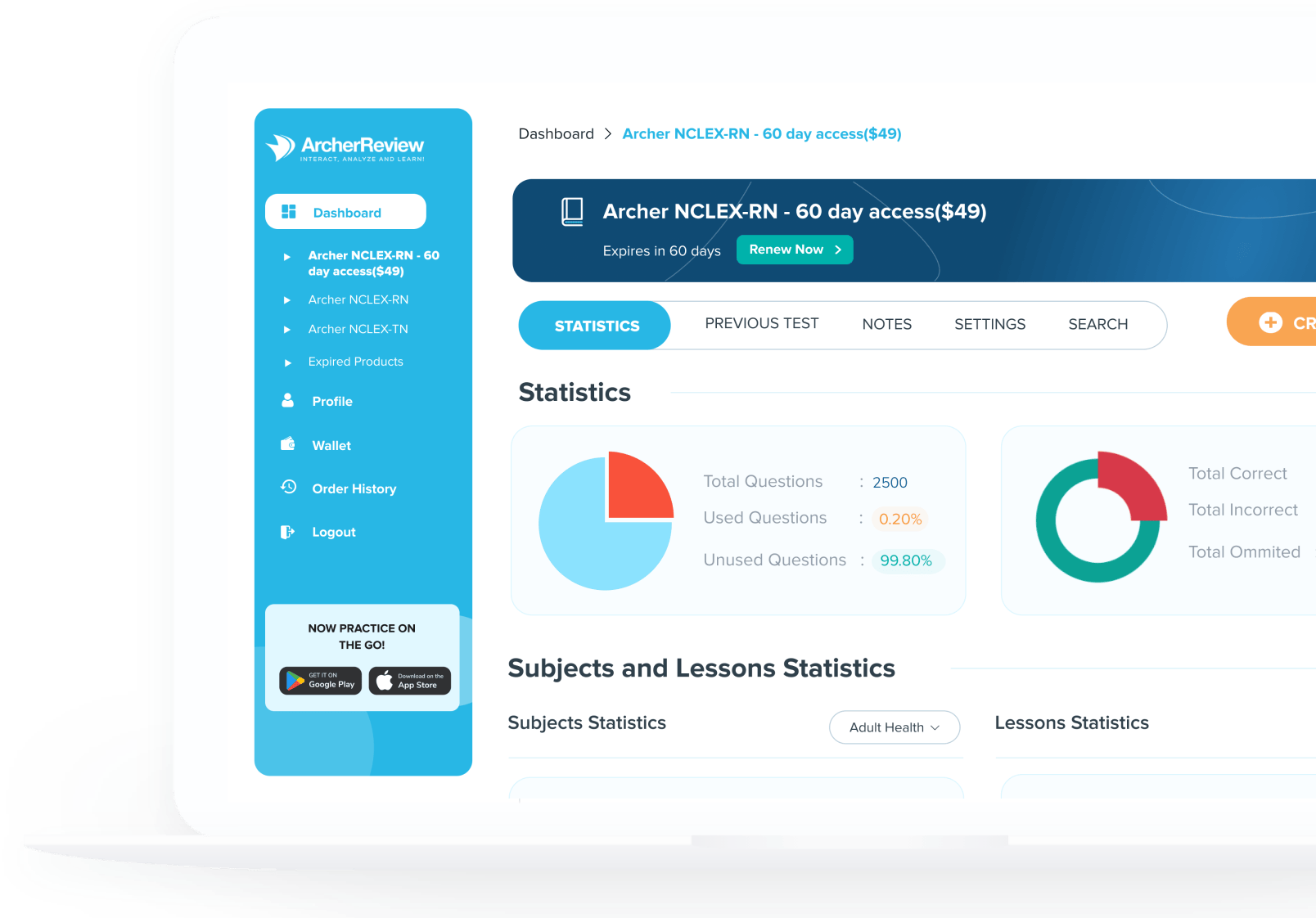 USMLE and NCLEX (Nursing) Medical Practice Tests & Prep Courses Archer Review